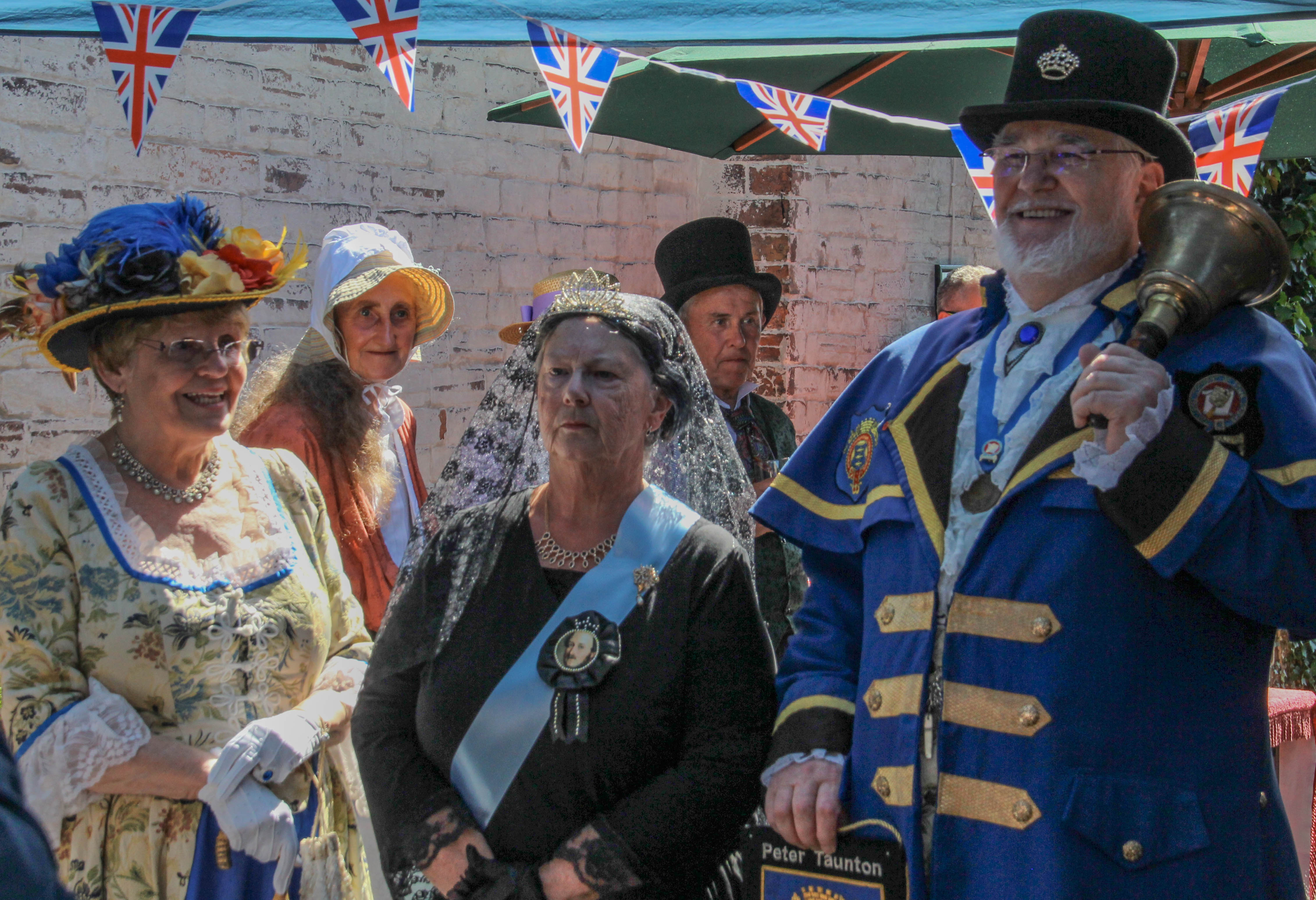 Queen Victoria and Town Crier